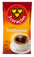 Cafe molido 3 corazones Tradicional 500 g