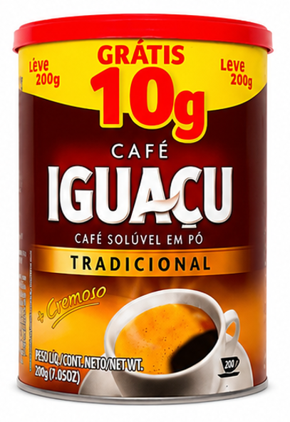 Cafe Iguacu tradicional soluvel 200 g