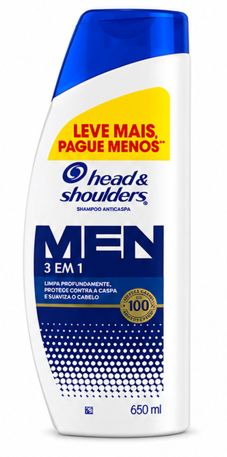 Shampoo anticaspa Head & Shoulders 3en1 / 650 ml